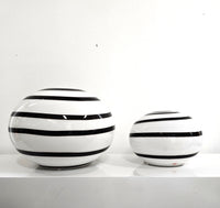 Vintage glass Ilu di Vetro swirl zebra lamps