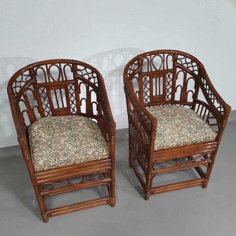 VINTAGE Brighton Pavilion Bamboo Chairs