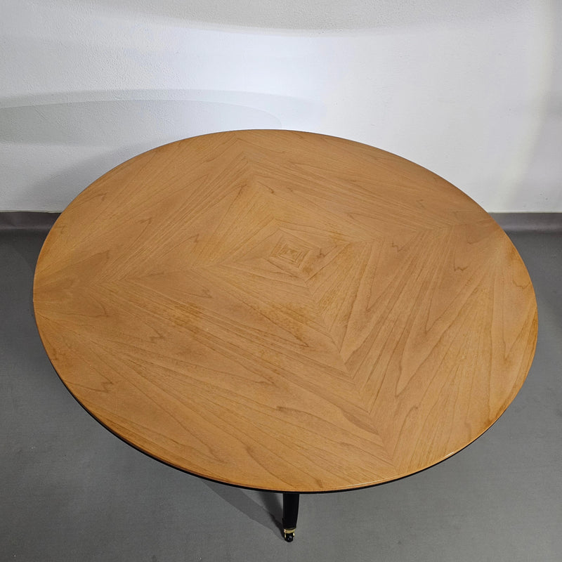 Circular table signed Giorgetti from the 80s