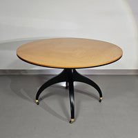 Circular table signed Giorgetti from the 80s