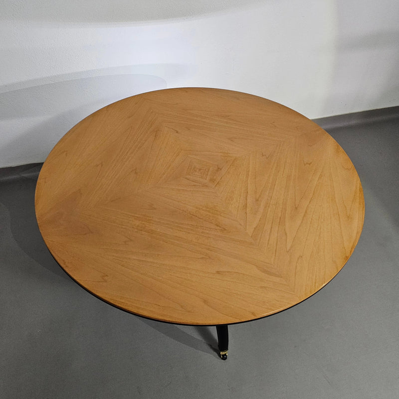 Circular table signed Giorgetti from the 80s