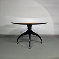 Circular table signed Giorgetti from the 80s