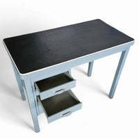 Gispen desk Black linoleum top in beautiful vintage condition.