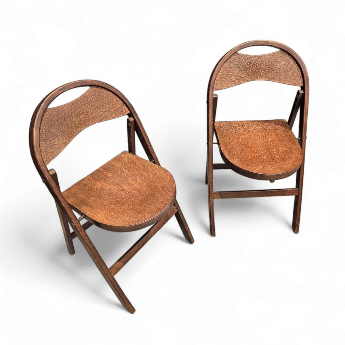 2 x Thonet B751 / crocodile print / 1930s