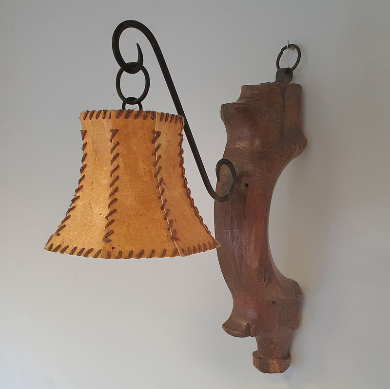 Ox harnass wall lamps / farmhouse