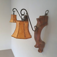 Ox harnass wall lamps / farmhouse