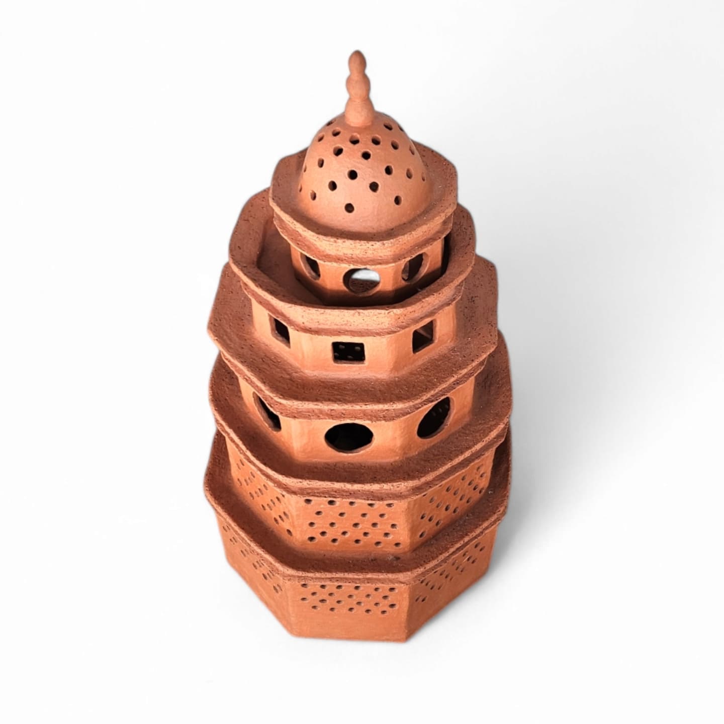 Ceramic / terracotta / pagode lamp 1970's 

Height 70
Depth 40 cm