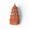 Ceramic / terracotta / pagode lamp 1970's 

Height 70
Depth 40 cm