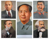 Chinese posters / Mao / Lenin / marx / Stalin / Engels / 1976