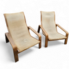 Mid-Century Pulkka Lounge Chair  by Ilmari Lappalainen for Asko, Finland, 1960s, Set of 2