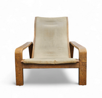 Mid-Century Pulkka Lounge Chair  by Ilmari Lappalainen for Asko, Finland, 1960s, Set of 2