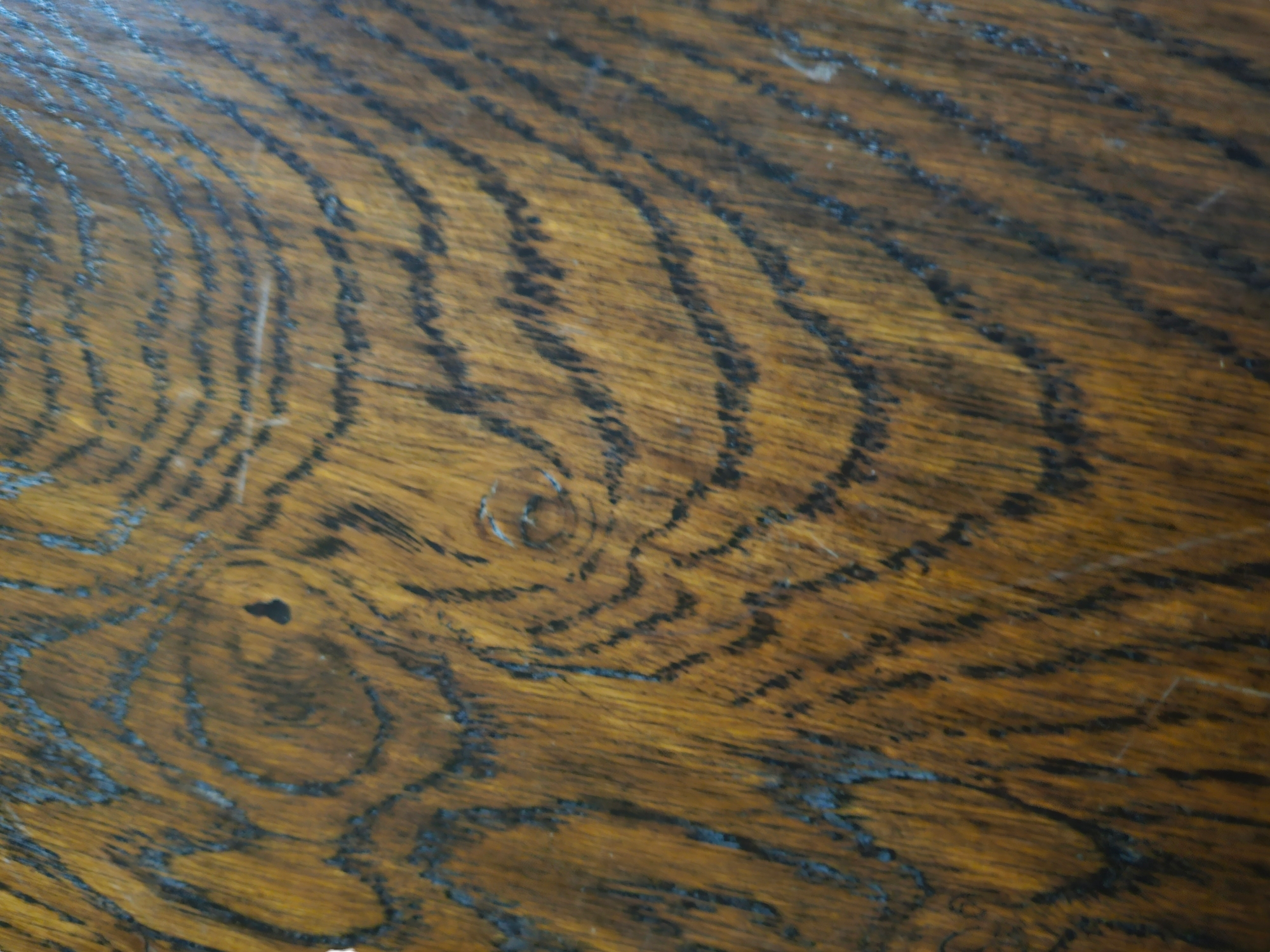 Matching oak side tables