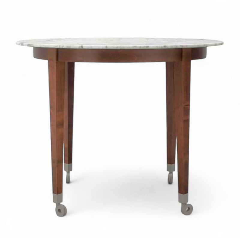 Phillippe Starck high Neoz table 102 cm / marble top
1990s