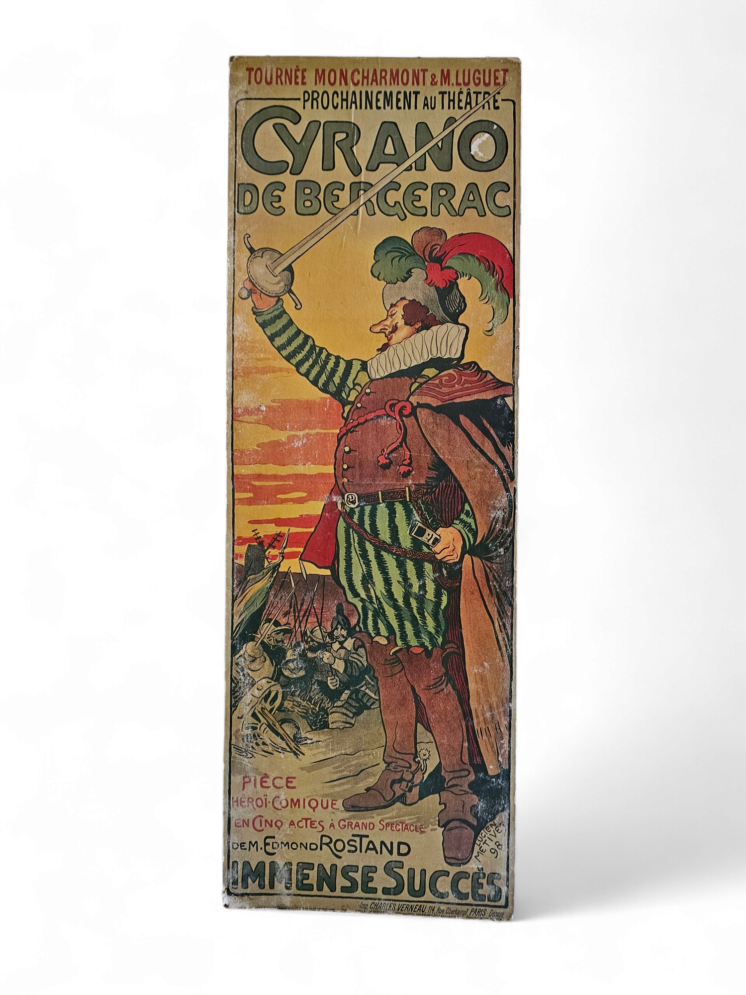 Cyrano de Bergerac poster on wood
Charles Verneau