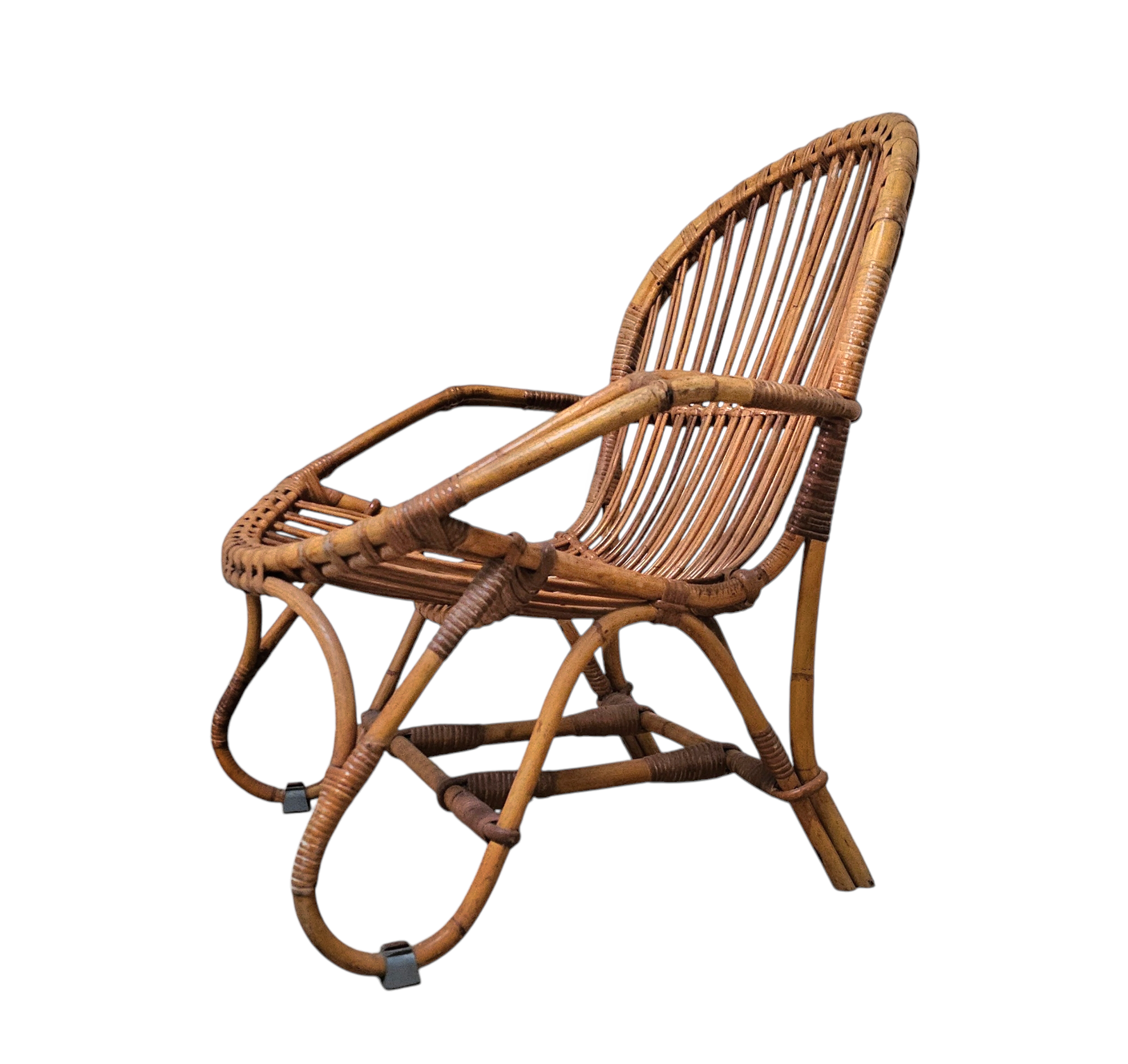 Bamboo lounge chair 1970s