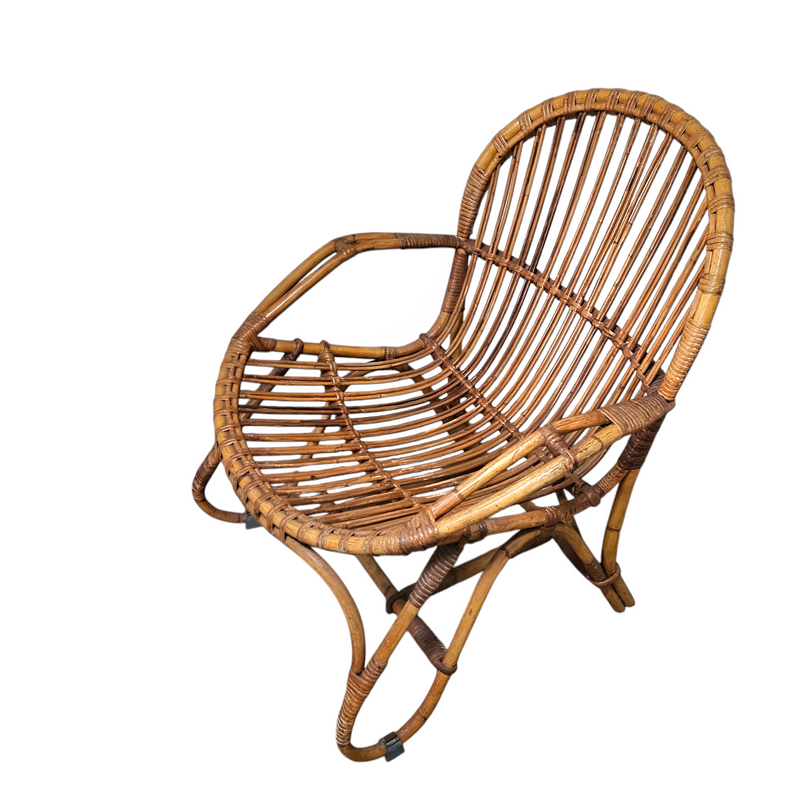 Bamboo lounge chair 1970s