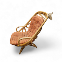 Bamboo lounge / armchair / cushion