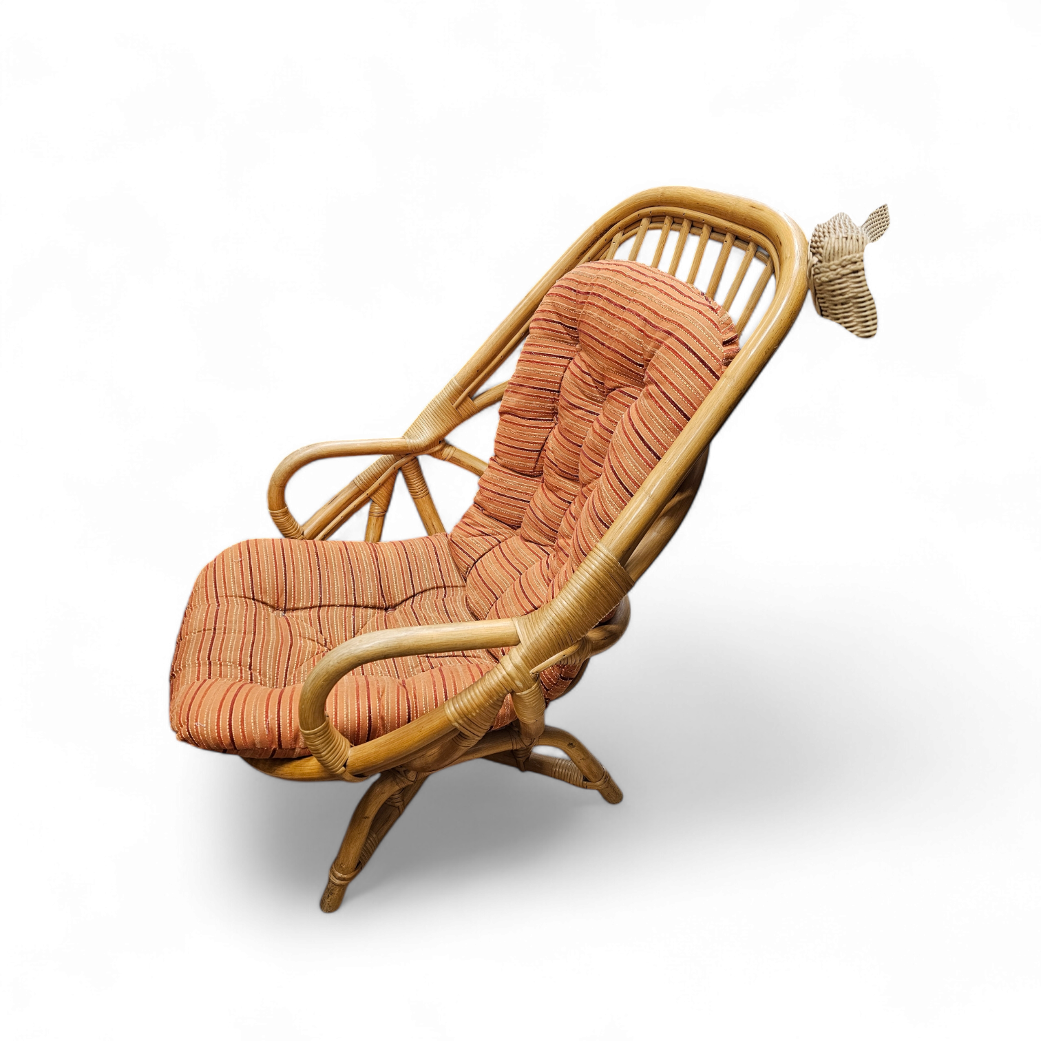 Bamboo lounge / armchair / cushion