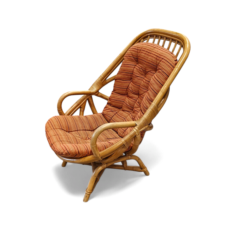 Bamboo lounge / armchair / cushion