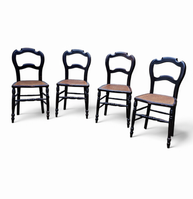 Napoleon III stoelen 19e eeuw / Eetkamerstoelen