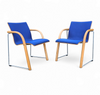 Set van 2 Thonet-stoelen Model S320 van Wulf Schneider / Ulrich Bohme