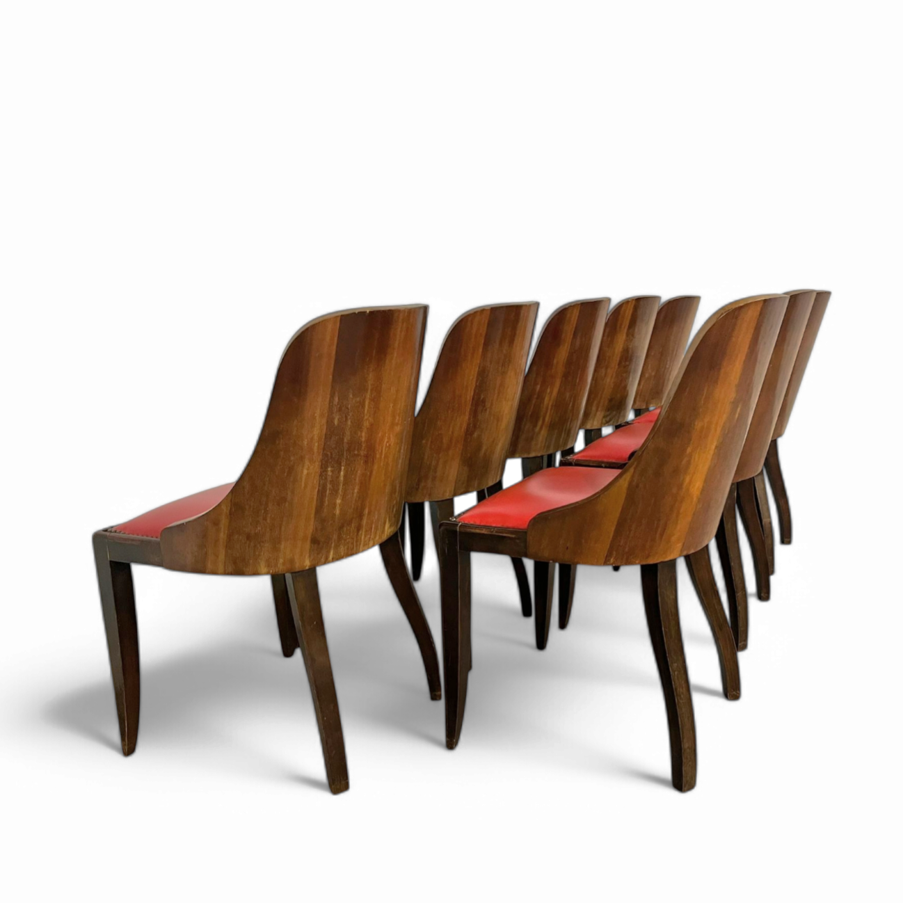 8 x De Coene Frères chairs by Kortrijkse Kunstwerkstede
Art Deco 1930s