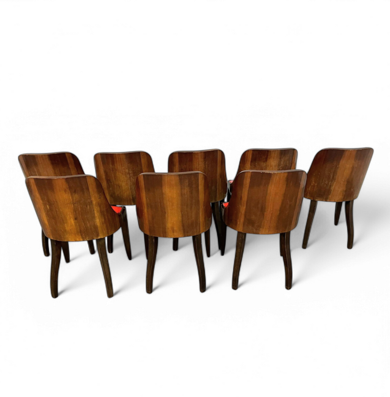 8 x De Coene Frères chairs by Kortrijkse Kunstwerkstede
Art Deco 1930s