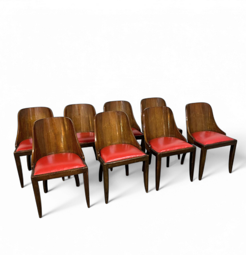 8 x De Coene Frères chairs by Kortrijkse Kunstwerkstede
Art Deco 1930s