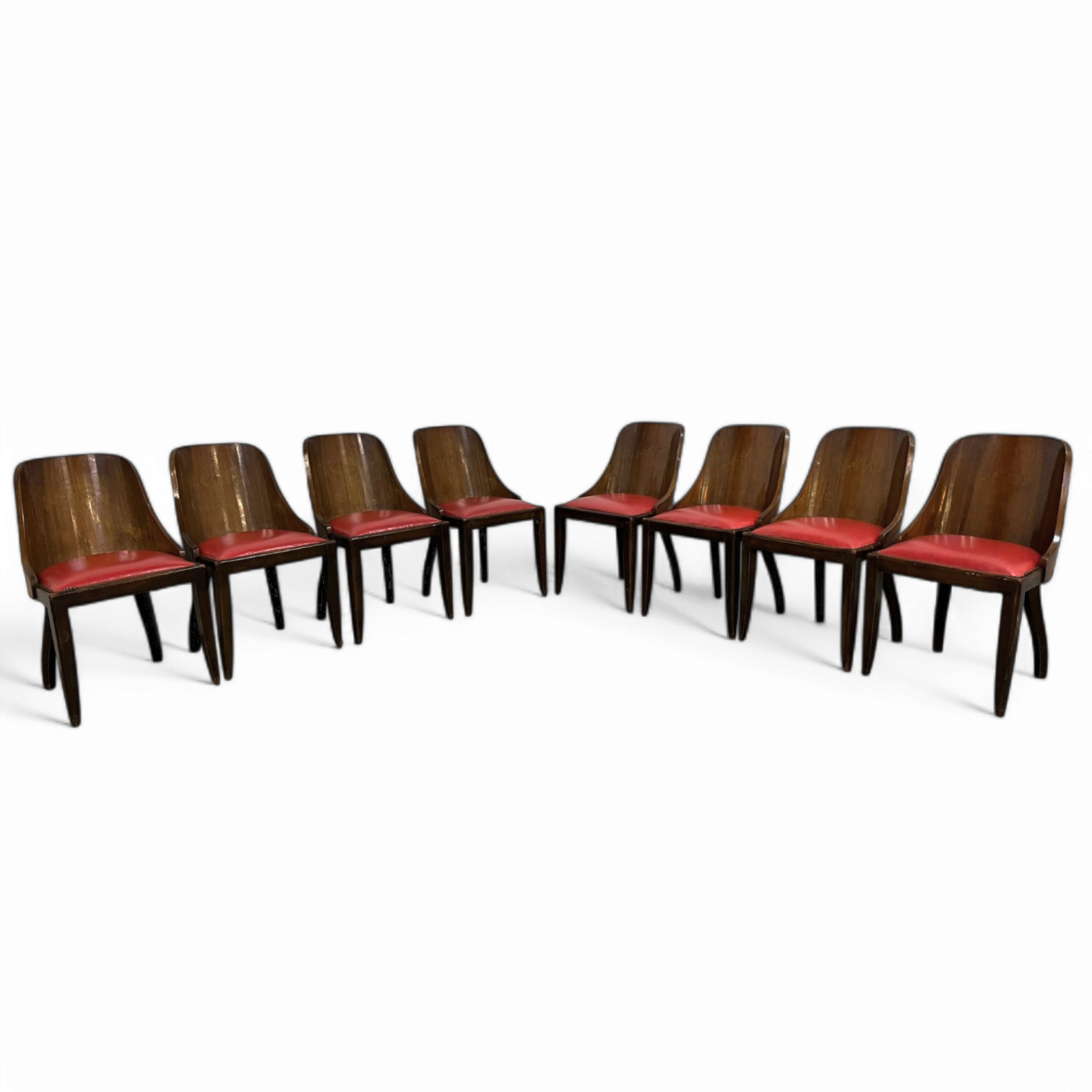 8 x De Coene Frères chairs by Kortrijkse Kunstwerkstede
Art Deco 1930s