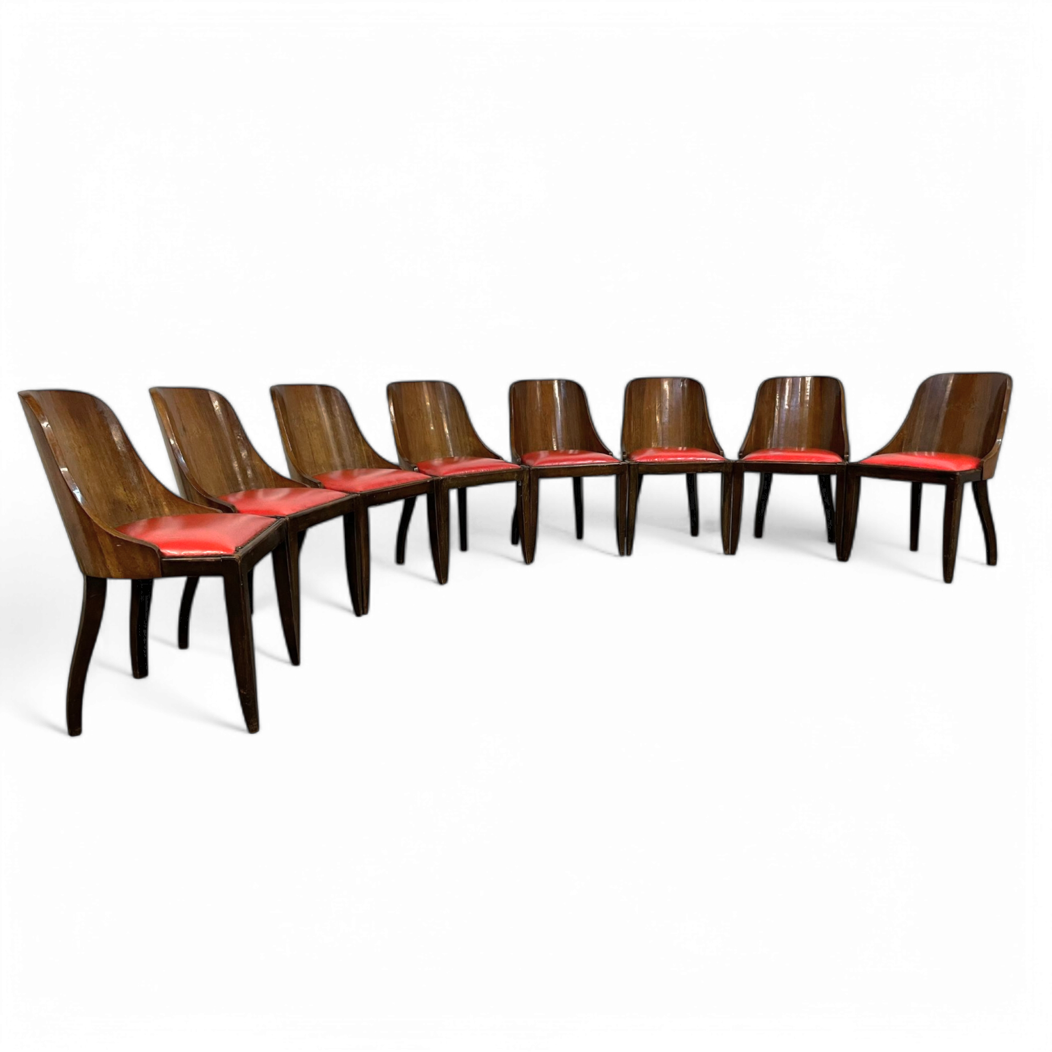 8 x De Coene Frères chairs by Kortrijkse Kunstwerkstede
Art Deco 1930s