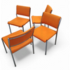 4 x / Abraham Polak / AP Originals chairs by Hein Salomonson 1960's