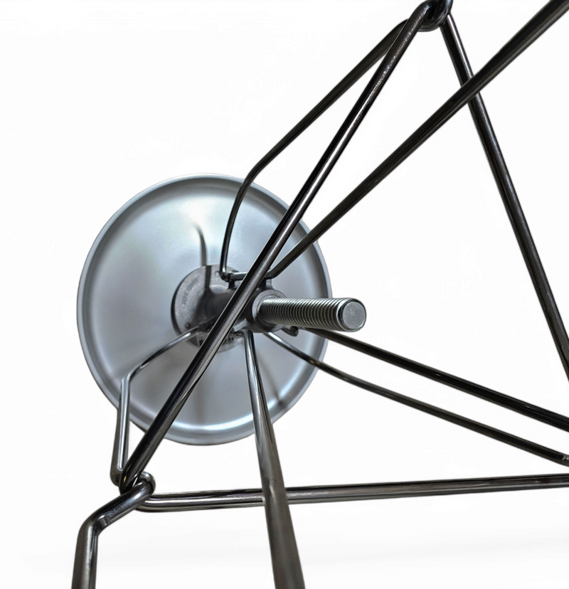 "Model Six" aluminium stool by Jeff Covey