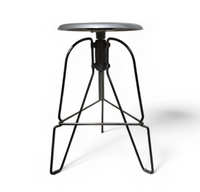 "Model Six" aluminium stool by Jeff Covey