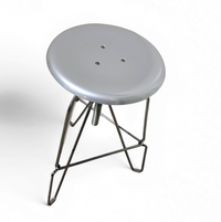 "Model Six" aluminium stool by Jeff Covey