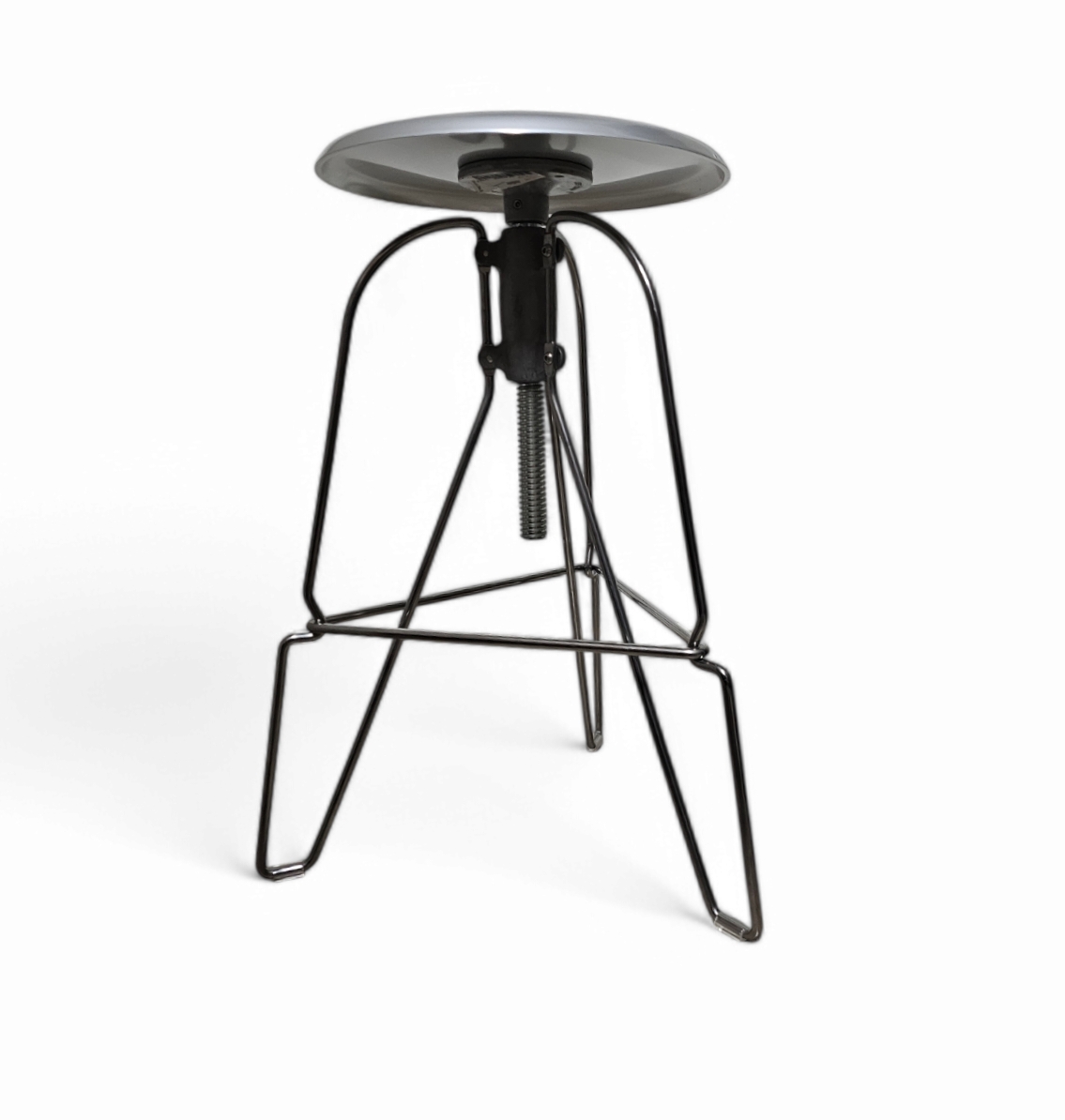 "Model Six" aluminium stool by Jeff Covey