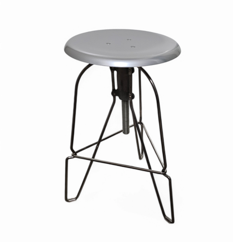 "Model Six" aluminium stool by Jeff Covey