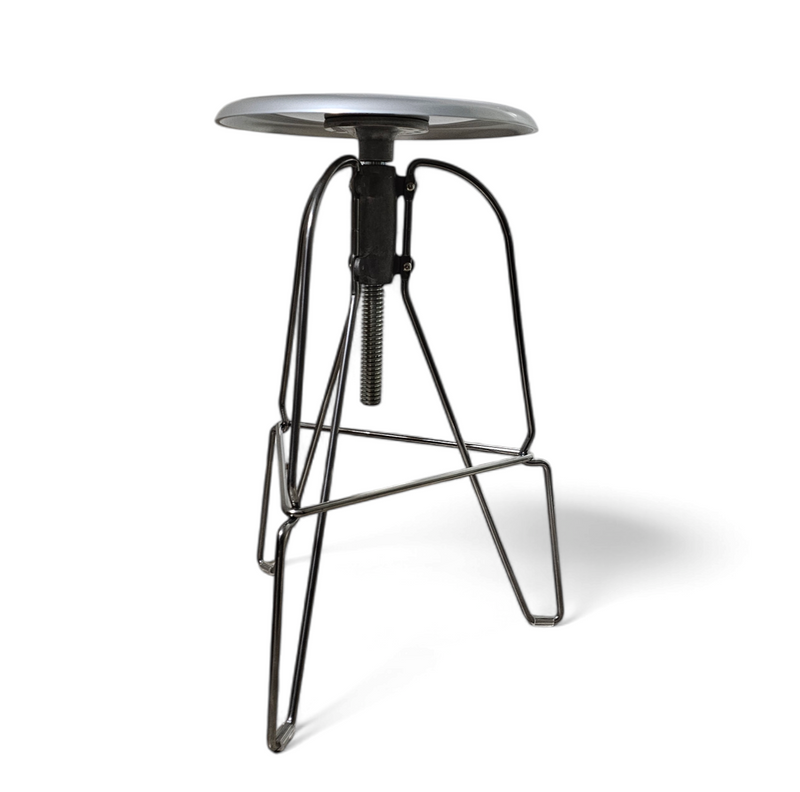 "Model Six" aluminium stool by Jeff Covey