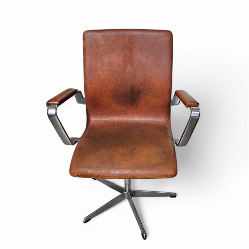 Vroege Fritz Hansen Oxford fauteuil / 7006 / jaren 60 / Arne Jacobsen