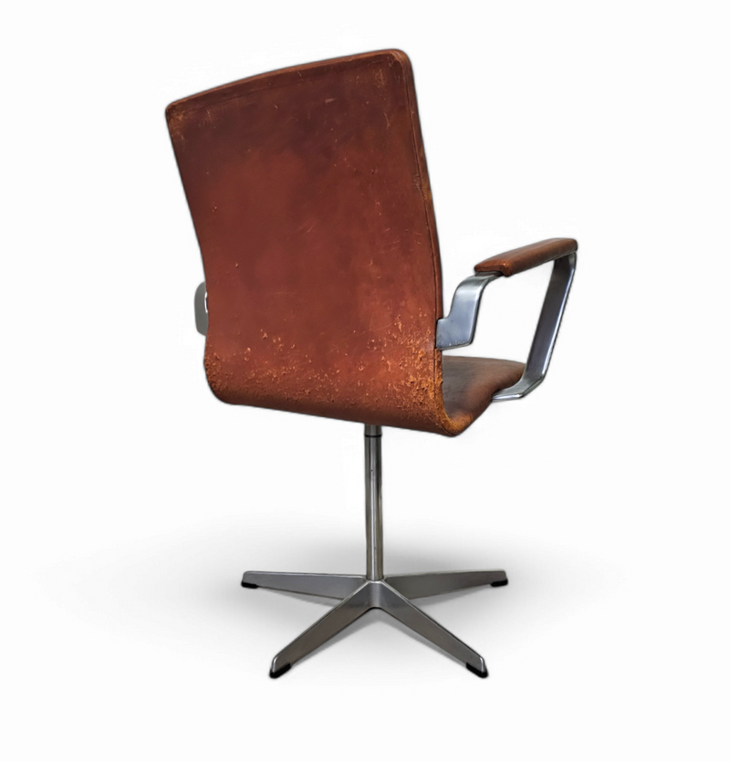 Vroege Fritz Hansen Oxford fauteuil / 7006 / jaren 60 / Arne Jacobsen