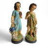 2 gipsen heiligenfiguren
 Sint Janneke / Johannes de Babtist
 Jonge Jezus
 Nederlandse oorsprong / jaren 50