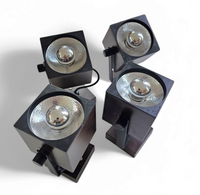 4 x Philips cube model 108  spot light / 1970s