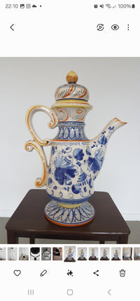 Made in Italy / ceramic teapot / Height 50 cm