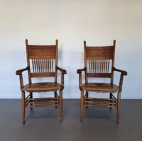 Unieke antieke Belle Epoque stoel ca. 1900 ( shaker chairs )