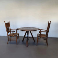 Unieke antieke Belle Epoque stoel ca. 1900 ( shaker chairs )