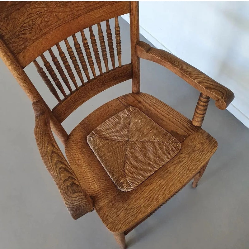 Unieke antieke Belle Epoque stoel ca. 1900 ( shaker chairs )