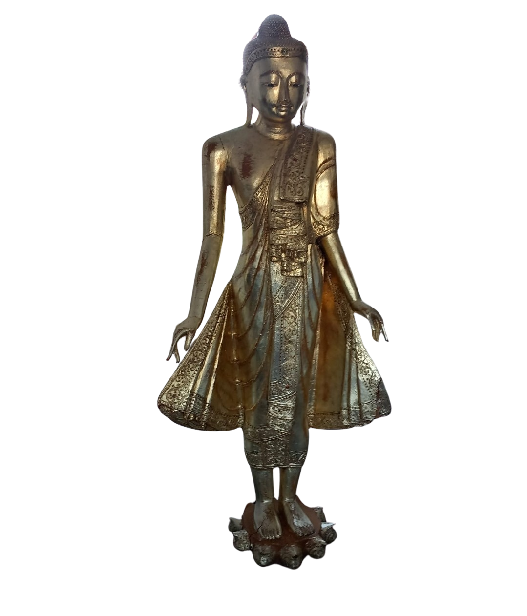 Very beautiful large, wooden Mandalay Buddha statues from Burma.
Mid-Century