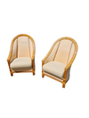 2 x Gasparucci lounge chairs