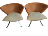 Giorgio Saporiti Post Modern Jada Slipper Chairs
Very rare two tone model 1970s