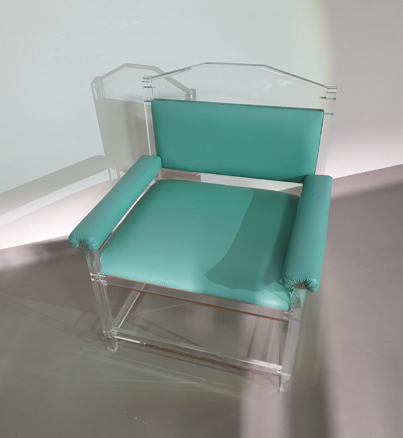 Rare perspex / acrylic chair / '80s