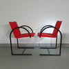 CIRKEL ARM CHAIRS BY PIERRE MAZAIRAC & KAREL BOONZAAIJER FOR METAFORM 1980S